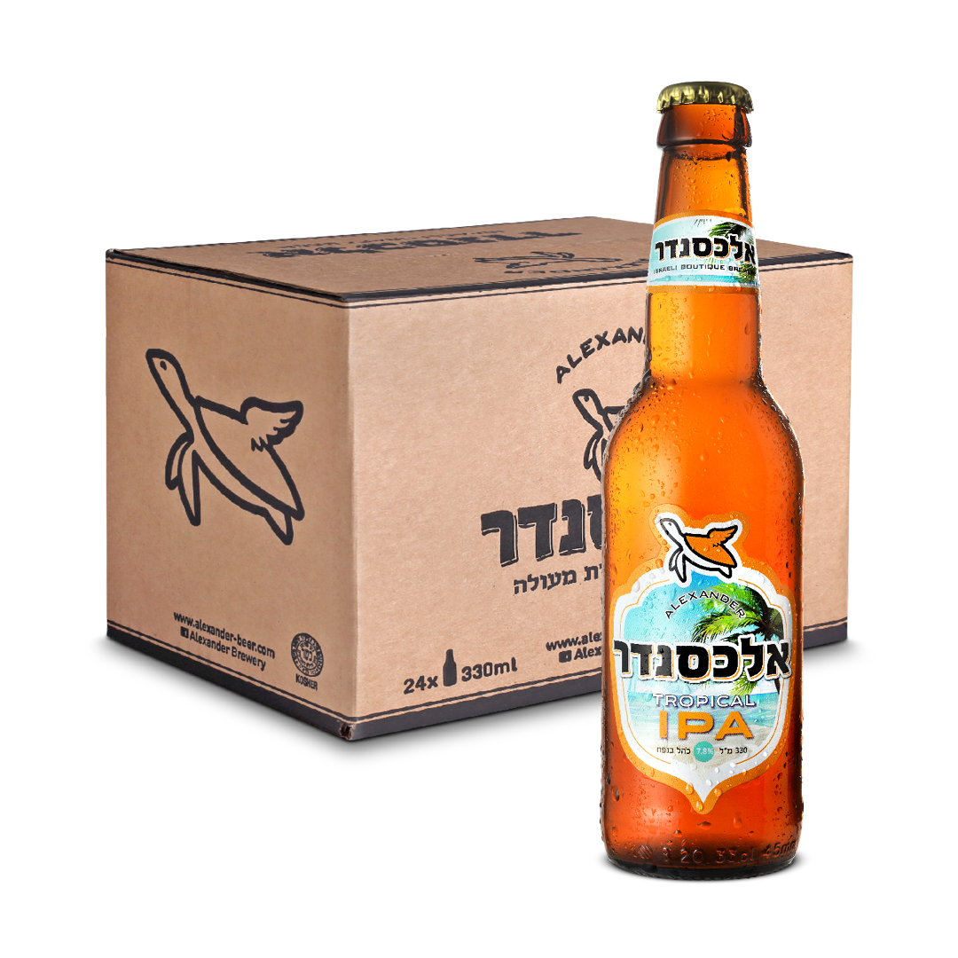 Alex_Tropical IPA_Maarz_24_1080x1080px ארגז בירה 24 אלכסנדר IPA